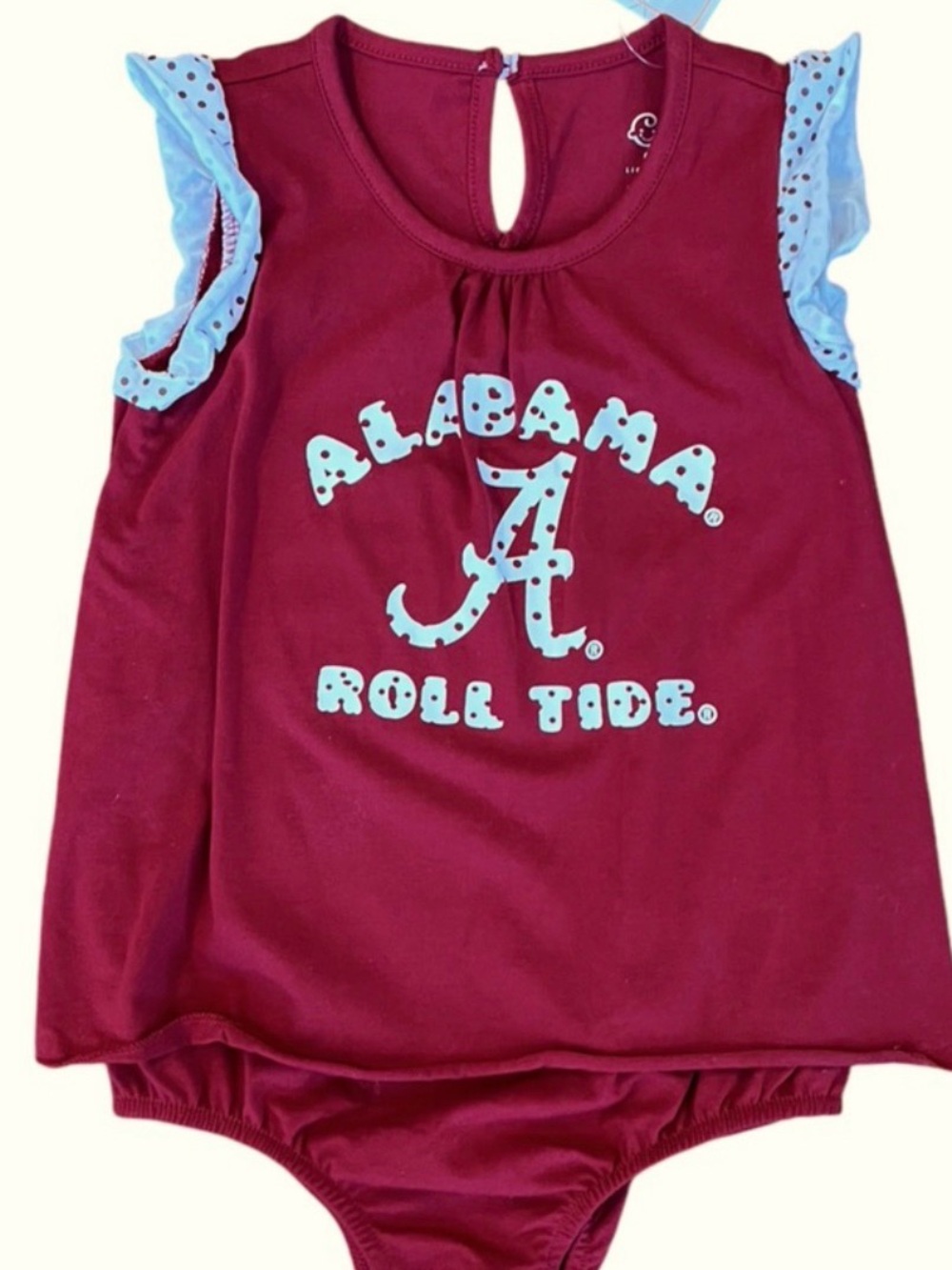 Alabama 'Roll Tide' Maroon Baby One-Piece Bodysuit